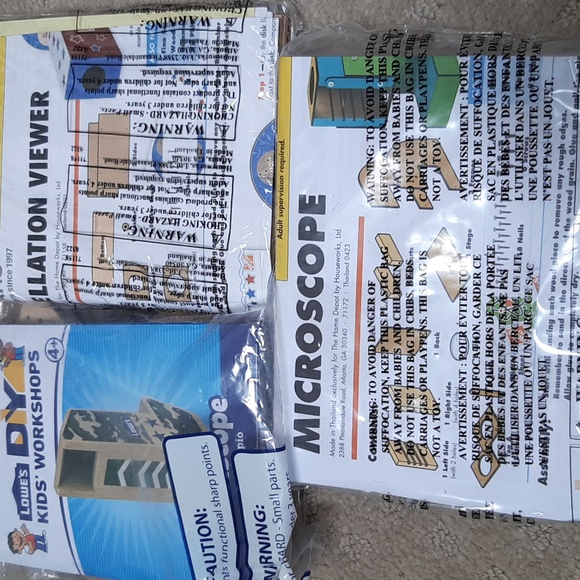 Home Depot, Lowes 3 DIY kids Craft Kits - Picture 1 of 7